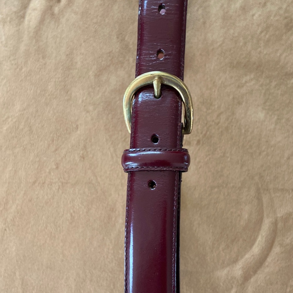 Coach Men’s Leather Belt, Size 40"